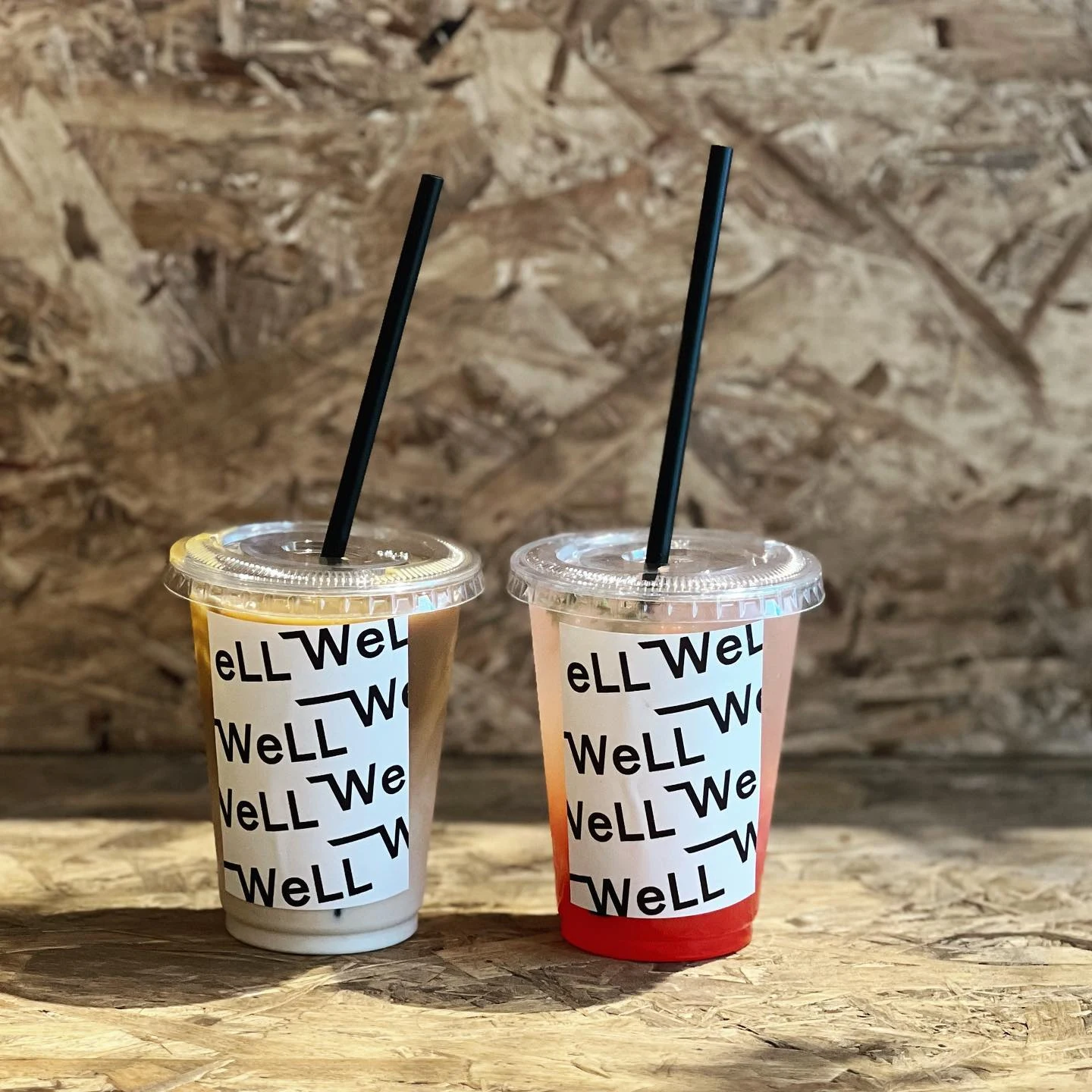 Cafe WeLLのカラフルドリンク