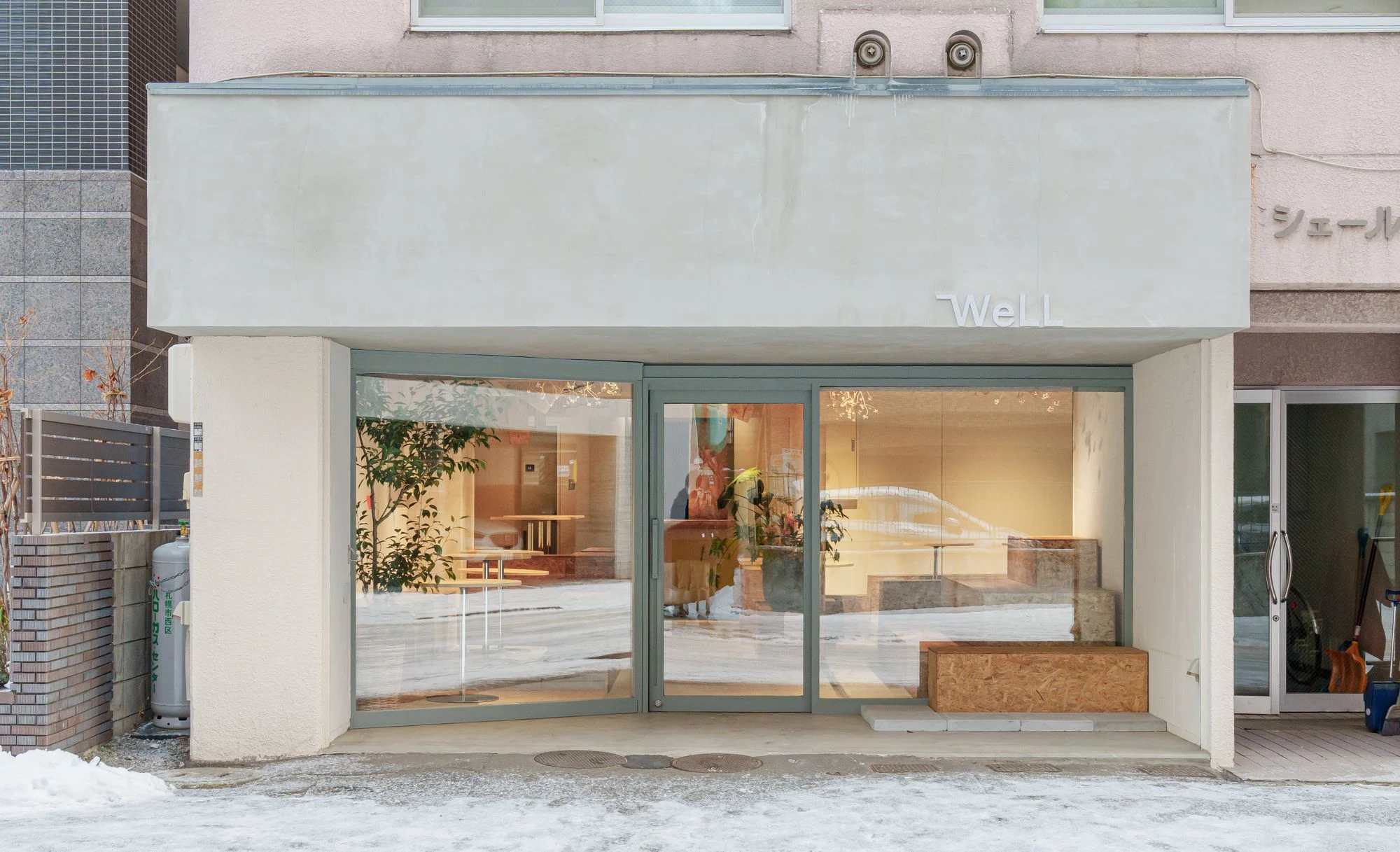 Cafe WeLLの外観全景